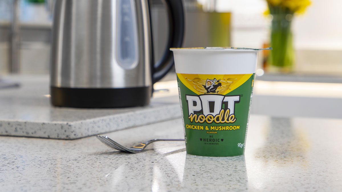 Unilever is trialling paper packaging for its Pot Noodle Chicken & Mushroom offering.
