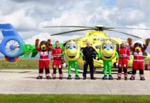 The Scotland's Charity Air Ambulance mascots were paid for by a £15,000 Scotmid donation.