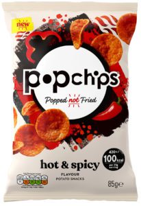 The popchips range provide a healthier option for consumers.