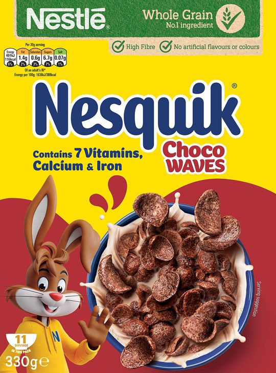 Nesquik Choco Waves.