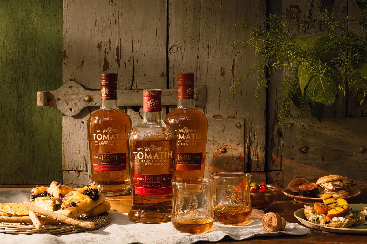 Tomatin's new range of Italian cask finish whiskies will have appeal for St Andrew's Day celebrations.