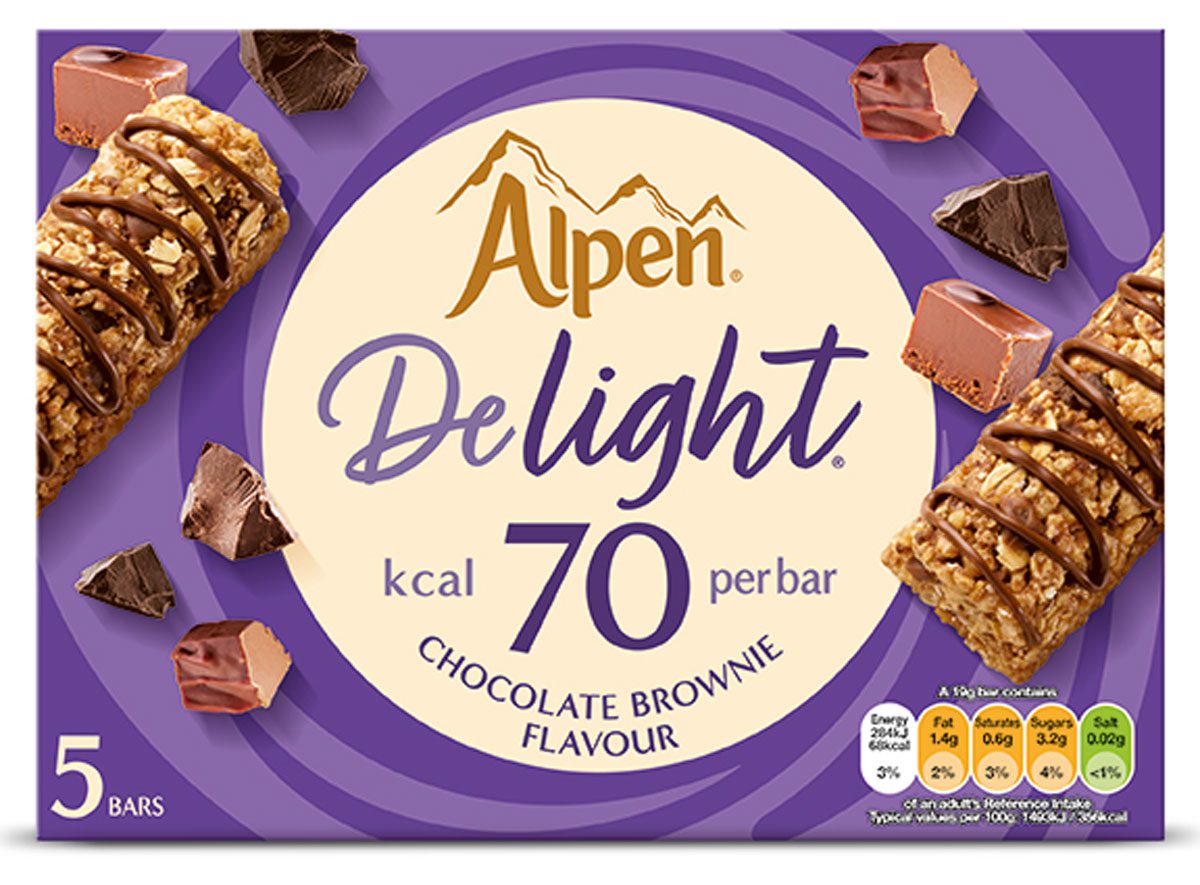 The new Alpen Delight bars come in six different flavours.