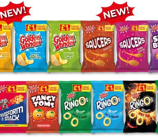 Golden Wonder grows its £1 PMP range The Golden Wonder brand is expanding its £1 PMP range.