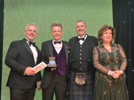 The main stars of the Scottish Grocer Awards 2023 Graham Watson, of Premier Watsons Grocers, won the Industry Achievement Award.
