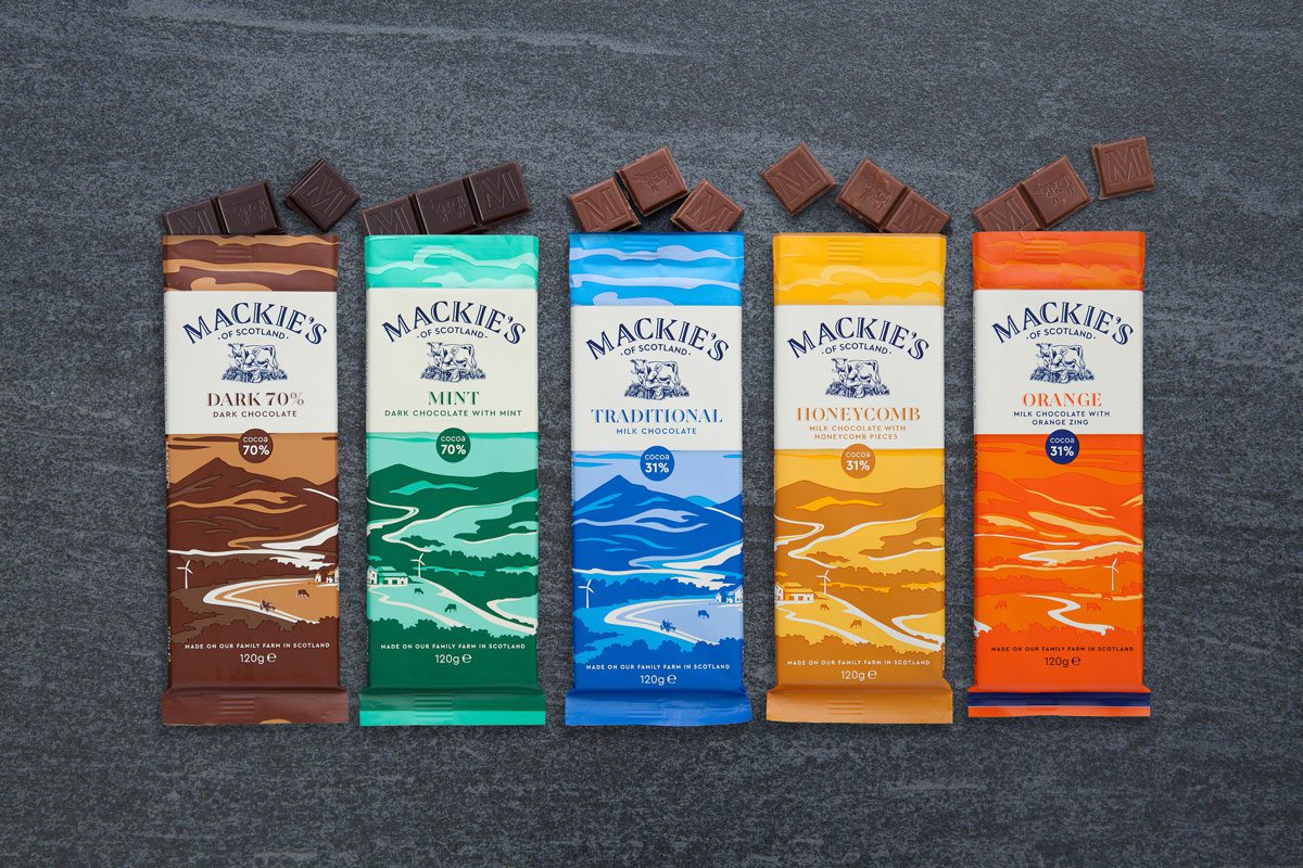 Mackie's says retailers should raise awareness of the chocolate range in store, so shoppers know where to go.