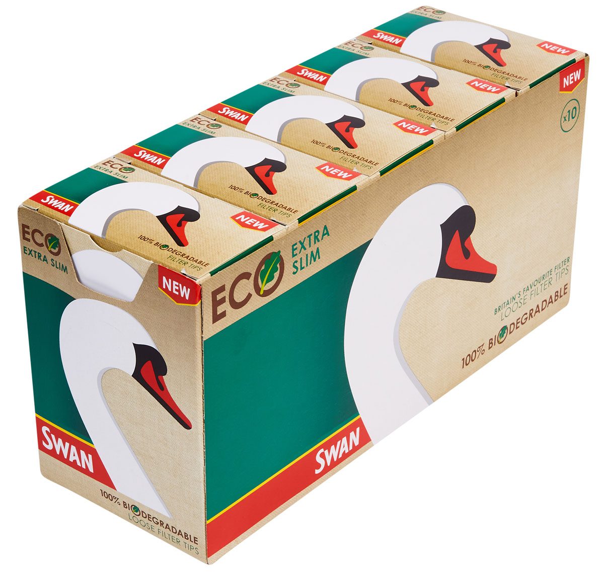 The Swan Eco Loose Filter Tips are 100% biodegradable – adding to the brand's sustainability credentials.