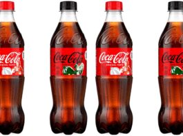 Holidays are coming with Coca-Cola Coca-Cola has a festive Santa design across a variety of cans and bottles.