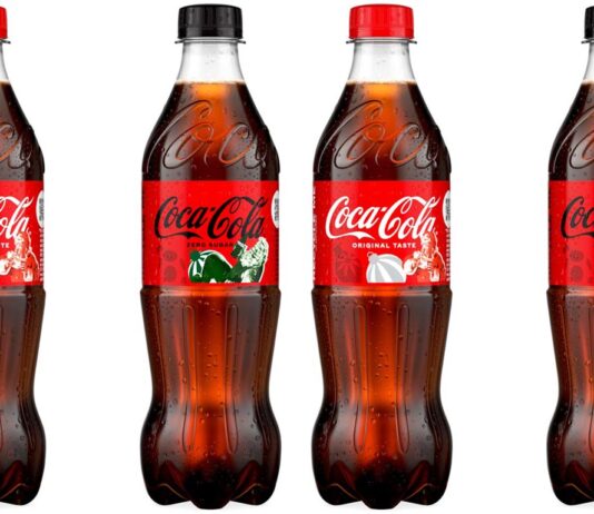 Holidays are coming with Coca-Cola Coca-Cola has a festive Santa design across a variety of cans and bottles.