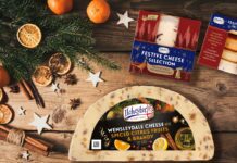 The Ilchester Cheese festive selection and Wensleydale with Spiced Fruits.