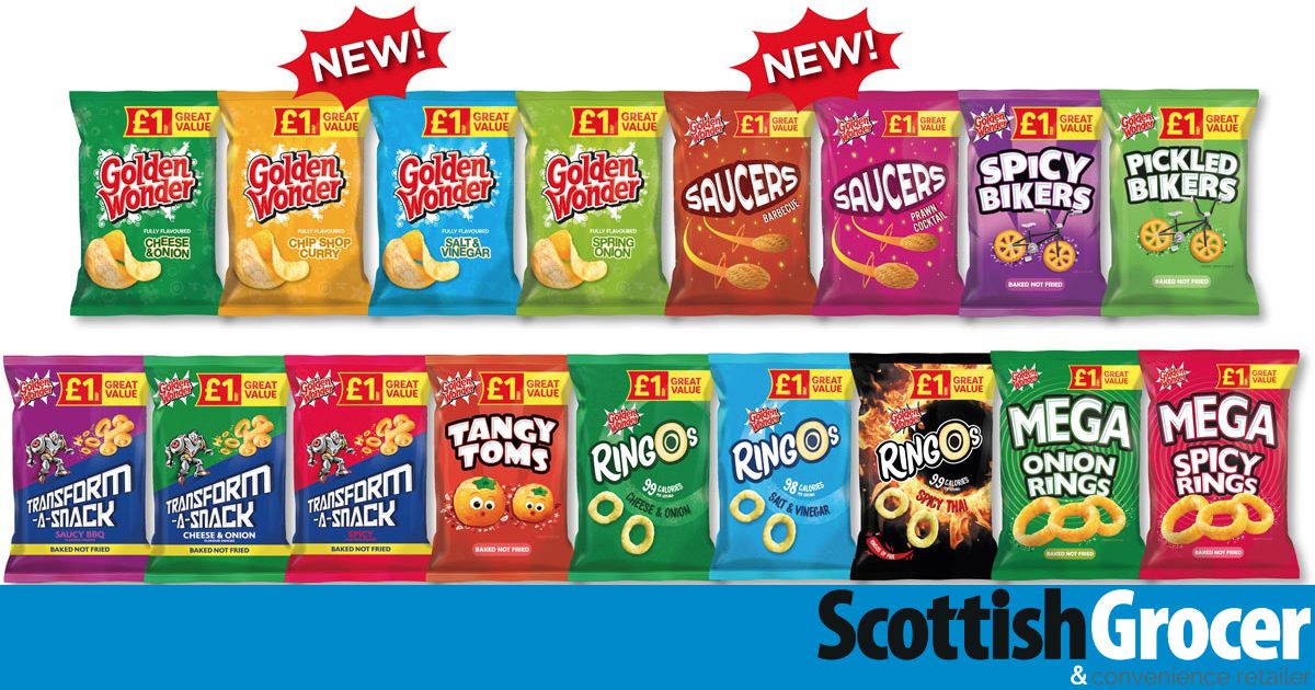 Golden Wonder grows its £1 PMP range Scottish Grocer & Convenience