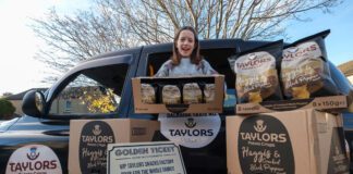 Grace, 10, has won a year's supply of crisps and an exclusive tour of the Taylors Snacks factory.