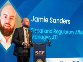 Plea to join war on illicit tobacco trade Jamie Sanders, from JTI, told SGF delegates that the illegal trade harmed their businesses.