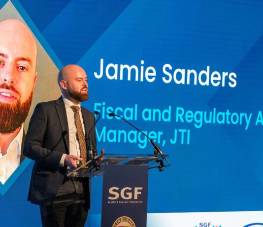 Plea to join war on illicit tobacco trade Jamie Sanders, from JTI, told SGF delegates that the illegal trade harmed their businesses.