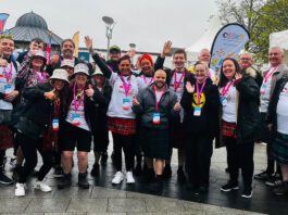 Scots GroceryAid team hit fundraising milestone The Just Dae It campaign will once again raise funds through various Kiltwalks.