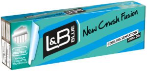 The new L&B Blue New Crush Fusion from Imperial Tobacco.
