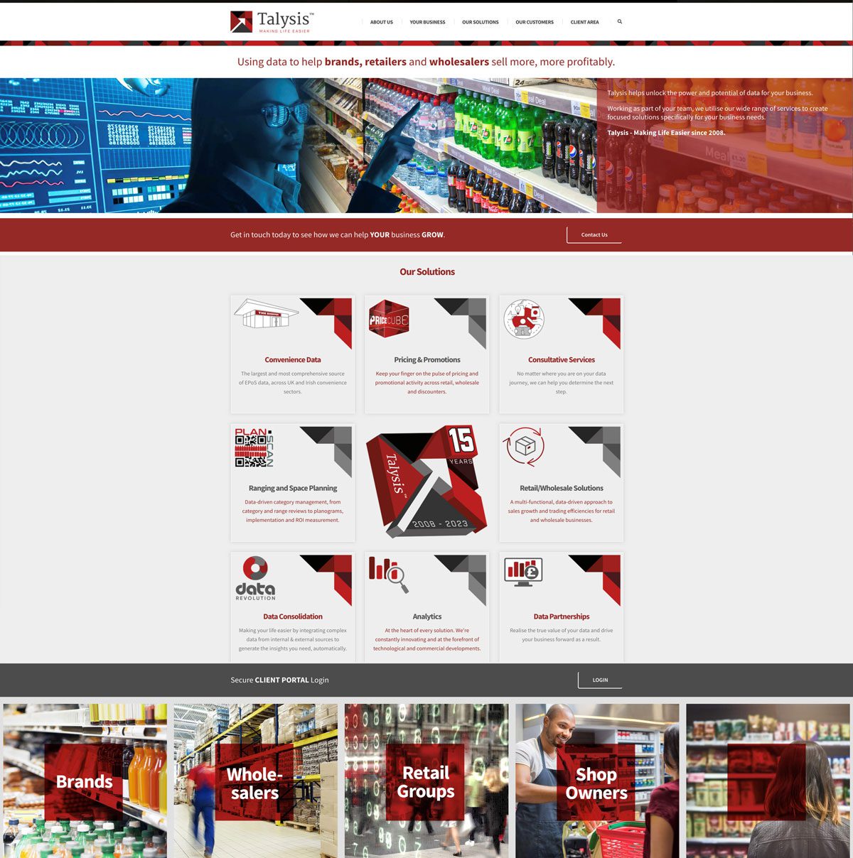 FMCG retail sales data expert Talysis has revamped its website to improve the user experience.