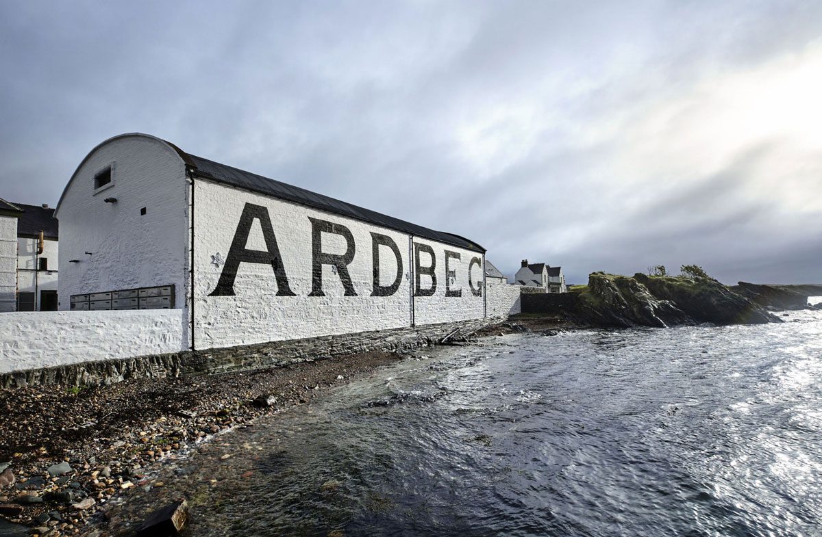 The Ardbeg Distillery on Islay.