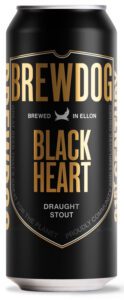 BrewDog Black Heart is a modern take on traditional stout.