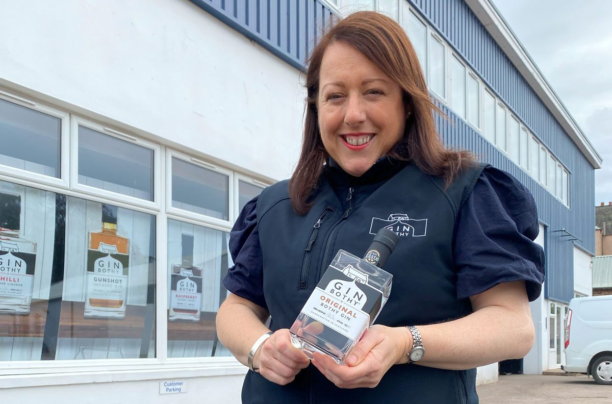 Gin Bothy owner Kim Cameron is delighted to make it to Hollywood.