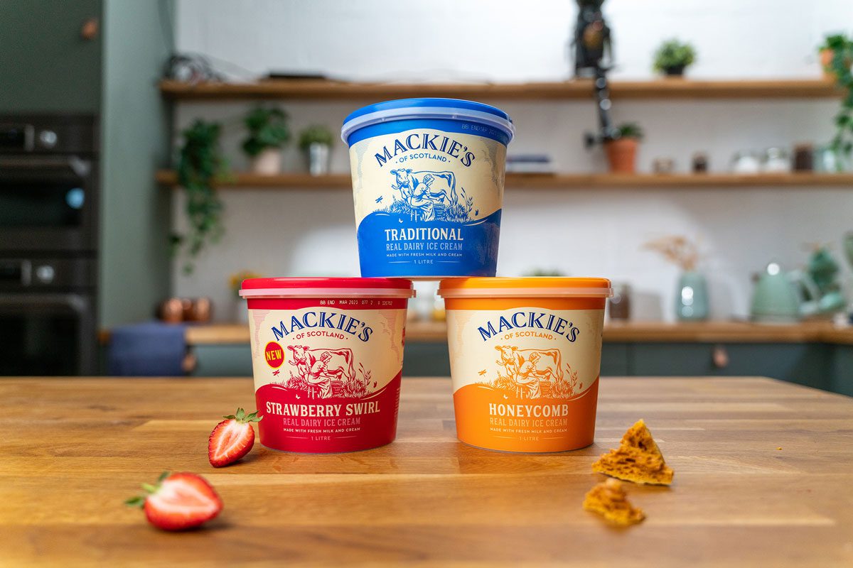 Mackie's ice creams have increased in popularity across UK and international markets.