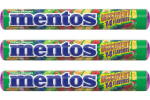 Pack shots of Mentos Discovery.