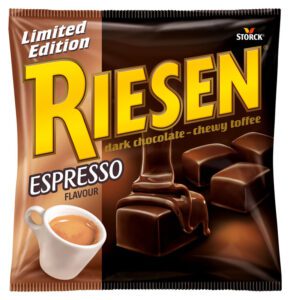 The limited-edition Riesen Espresso Flavour sweets.