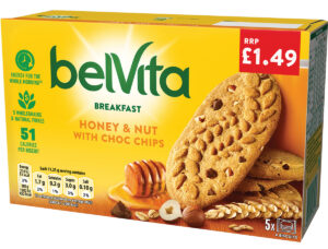 BelVita's Honey & Nut with Choc Chips variant.
