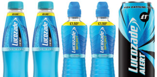 Blucozade has blasted on to the scene with three drinks across the sub-brands.