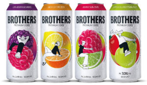 The new line-up from Brothers Cider.