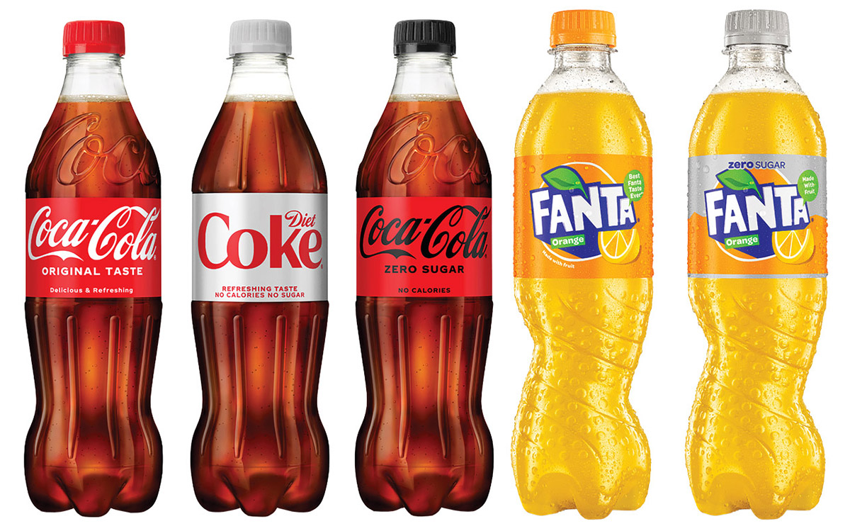 Coca-Cola and Fanta are leaders in the soft drinks category, claim CCEP bosses.