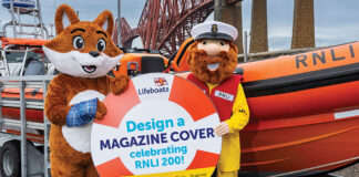 The launch of the Scotmid and RNLI competition for youngsters.