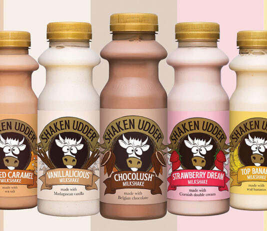 Shaken Udder highlights trade-up opportunities Shaken Udder is keen to attract shoppers to its range, which it says is a premium offering.