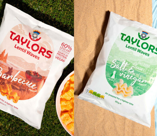 Taylors Snacks promotes ‘healthier’ Lentil Waves Taylors Snacks says its Lentil Waves range offers consumers a healthier option, which many now seek.
