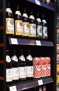A selection of world beers are now part of the offering at the RaceTrack store in Bearsden.