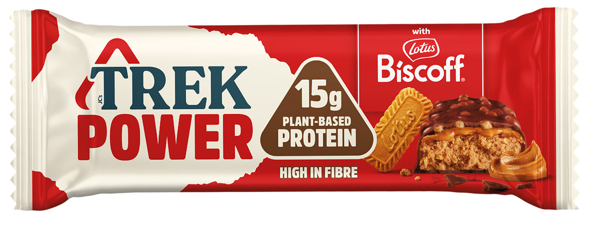 The Trek Power Biscoff bar that is making its way into the convenience channel.