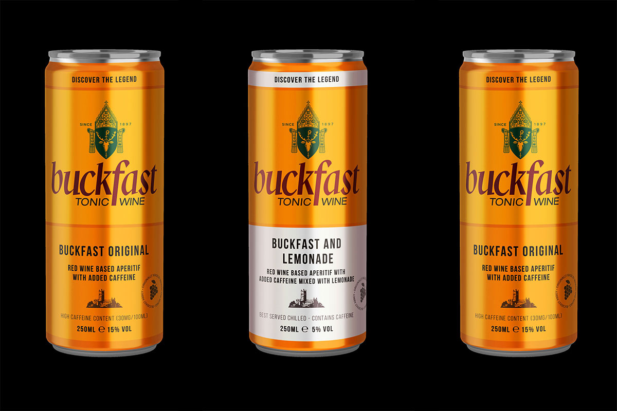 The new Buckfast canned RTDs are available in either Original or Buckfast and Lemonade flavours.