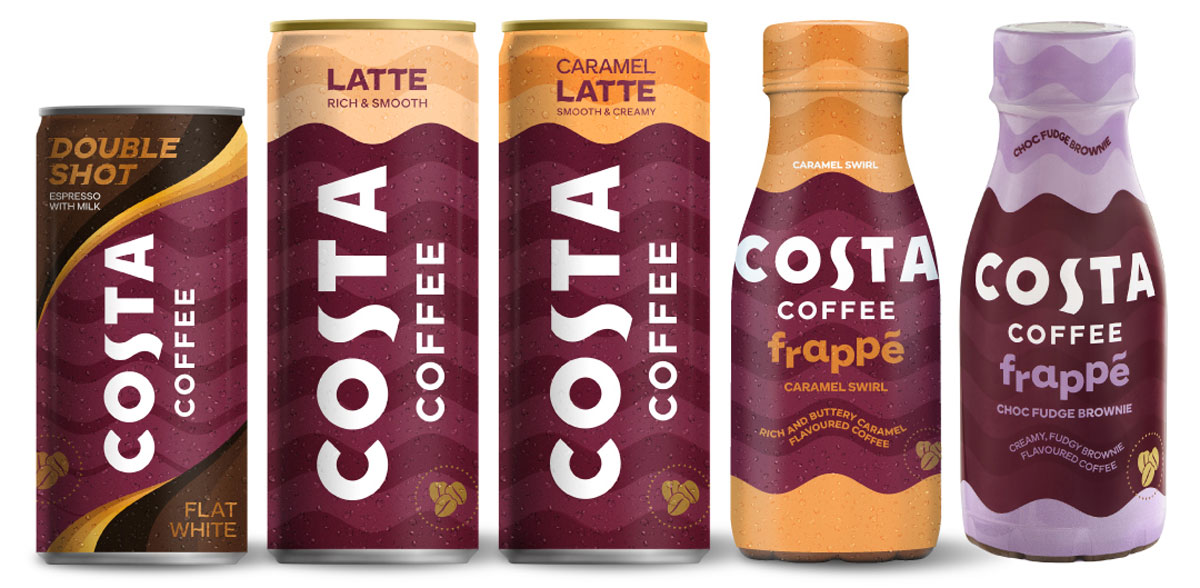 The Costa Coffee RTD range caters to a broad range of tastes and occasions.