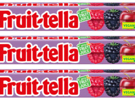Fruit-tella Sticks to expansion with Berries & Cherry