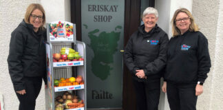 The Healthy Living Programme team visited 19 stores and six schools on their tour of the Hebrides.