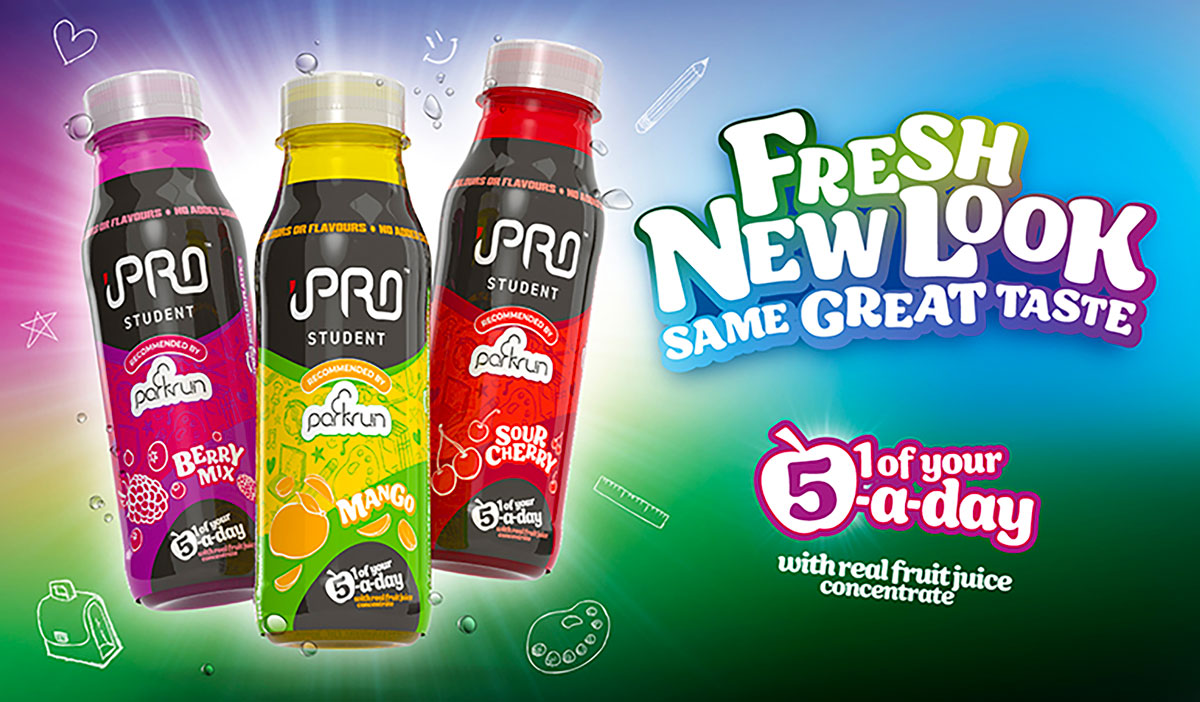 Functional drink firm iPro has revamped its Student range to resonate better with its target consumers.