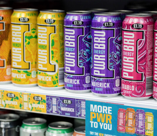 AG Barr powers up energy category Retailers have reported selling as many as six cases of PWR-BRU in a week.