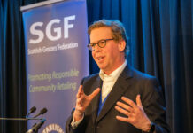 TMA director Ruper Lewis addressed delegates at the SGF's crime seminar.