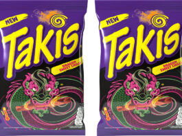 Takis rocks the dragon in a new flavour