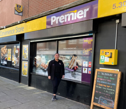 Social media clicks with shoppers Retailer Sophie Williams leads the social media campaign at Premier Broadway.