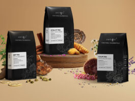 Antioxi blooms with trio of shrooms tea