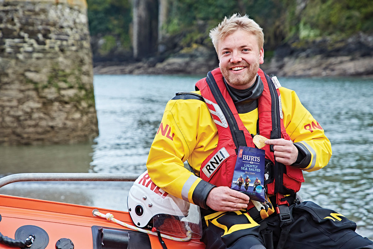 Burts is celebrating the RNLI's 200th anniversary with special-edition packs of crisps.