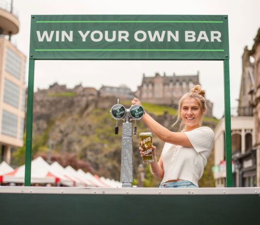 Score bar experiences with Innis & Gunn promotion