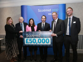 Scotmid donates £50k to cancer research