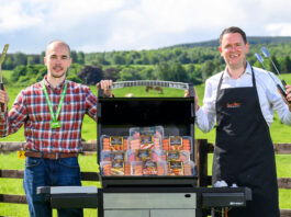 Simon Howie fires up the BBQ in Asda