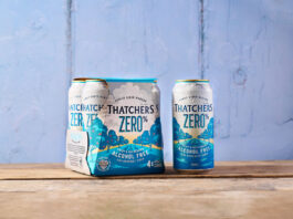 Thatchers Cider takes leading role in Scotland The four-can pack, including the Thatchers Zero variant, gives consumers more choice, says the cider maker.